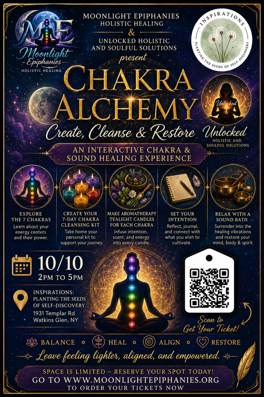 Chakra Alchemy: Create, Cleanse & Restore An Interactive Chakra & Sound Healing Experience